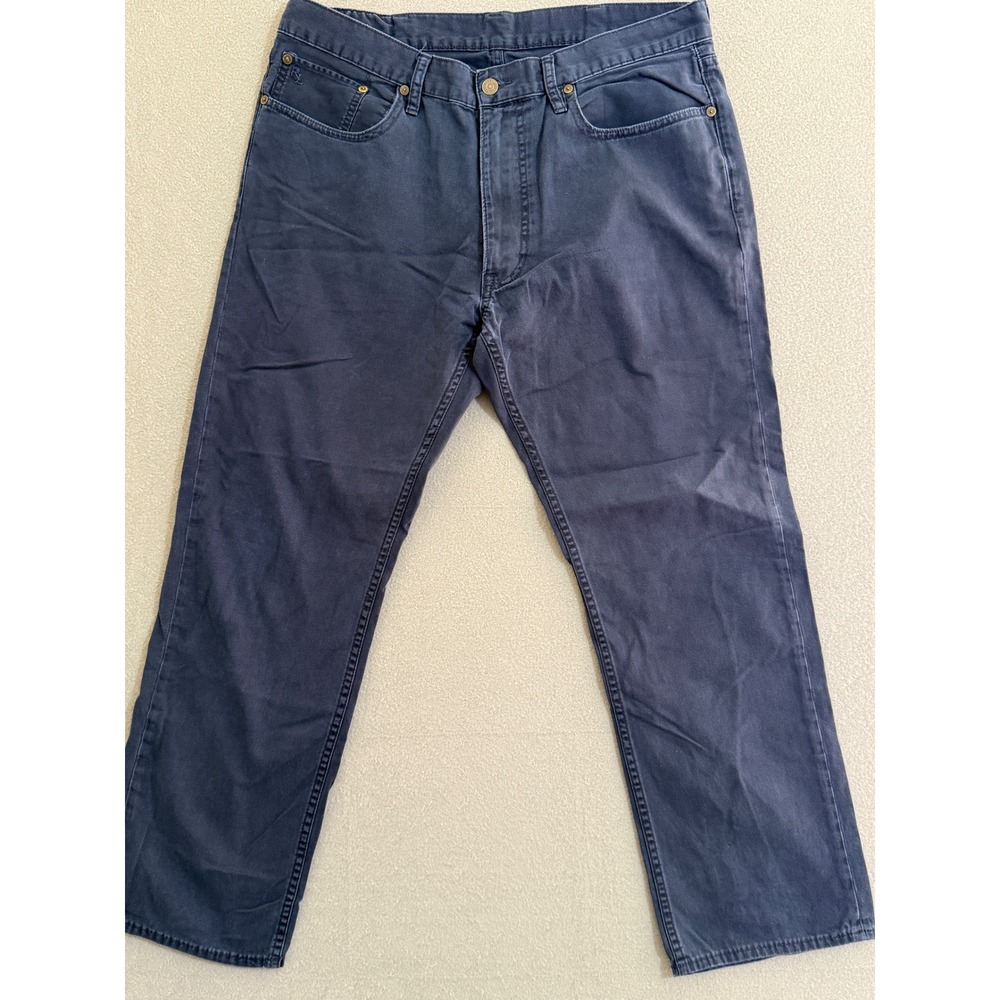 Polo Ralph Lauren Men's Navy Blue jeans Pants Straight Fit Size 36x29 preppy - Picture 7 of 11